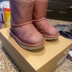 Pink glitter Uggs